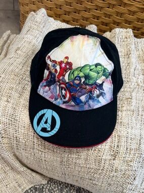 Marvel Avengers Toddler Boy hat comics baseball hat velcro